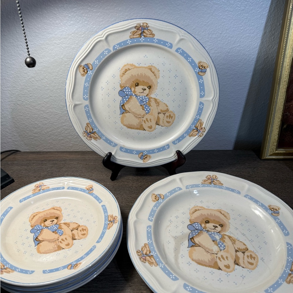 Teddy Bear Design Dinnerware Set